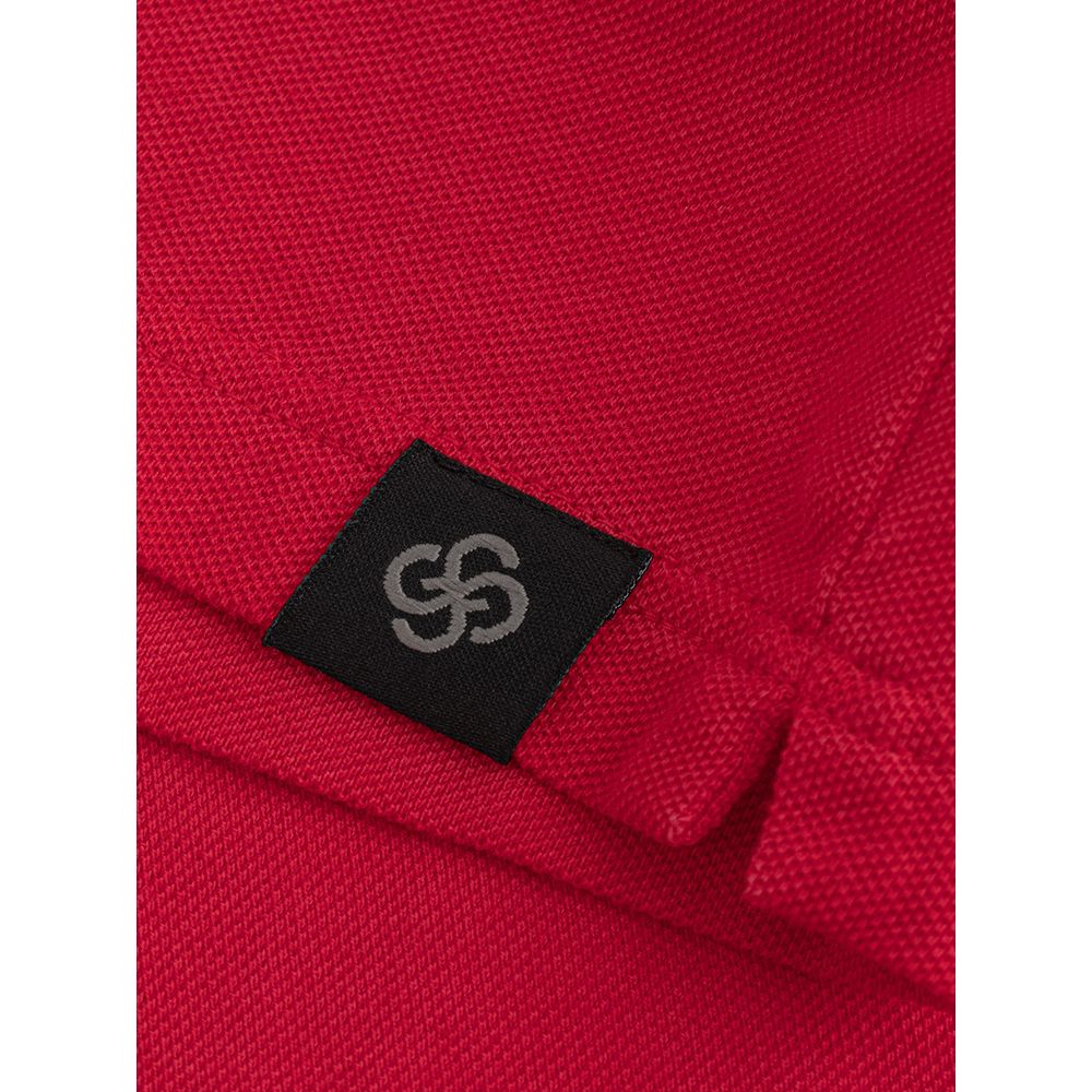 Gran Sasso Fuchsia Cotton Polo Shirt