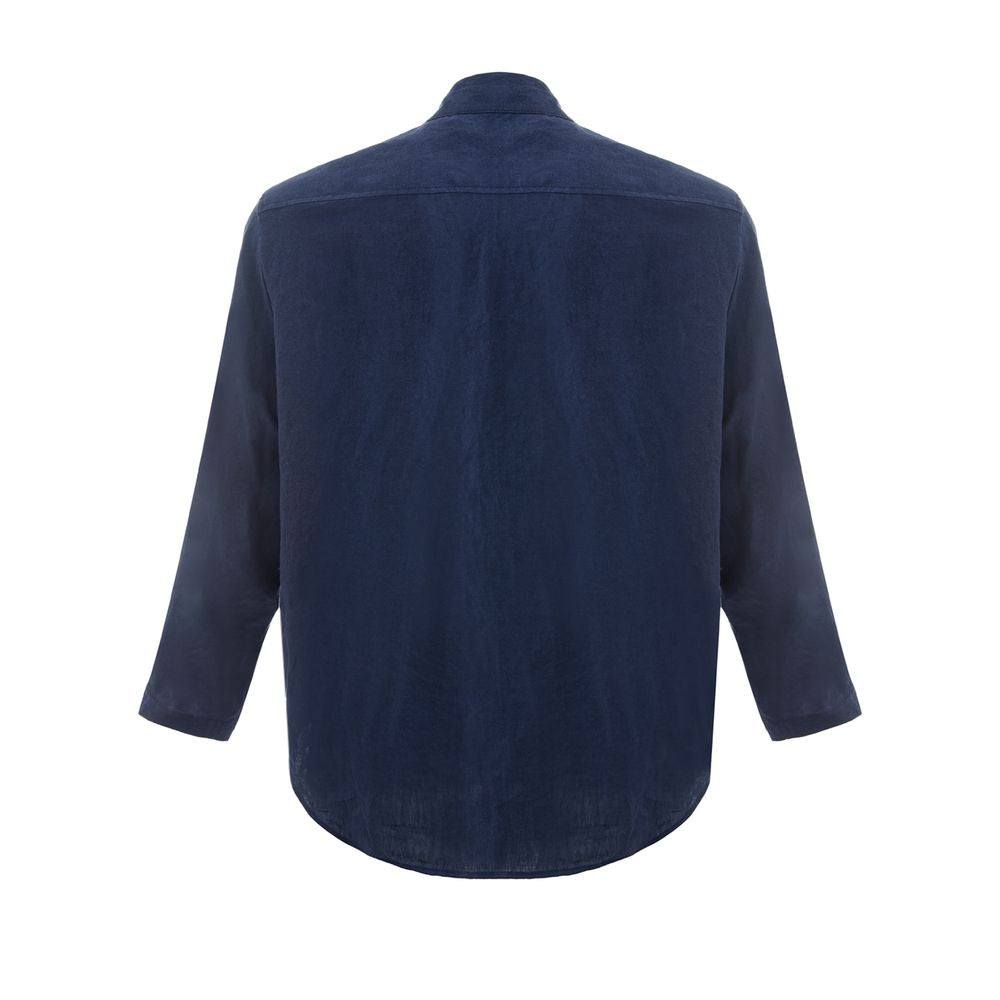 Emporio Armani Blue Linen Jacket