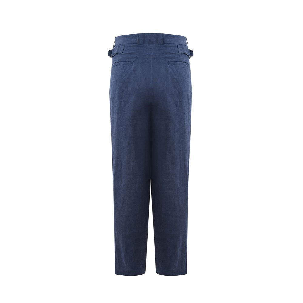 Emporio Armani Blue Linen Jeans & Pant