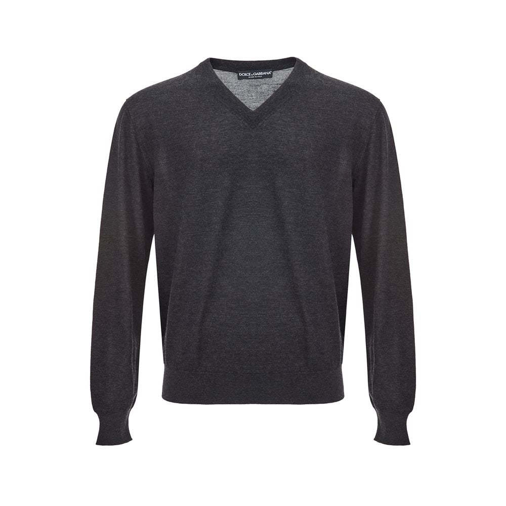 Dolce & Gabbana Gray Cashemere Sweater