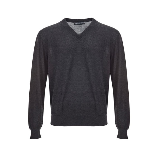 Dolce & Gabbana Gray Cashemere Sweater