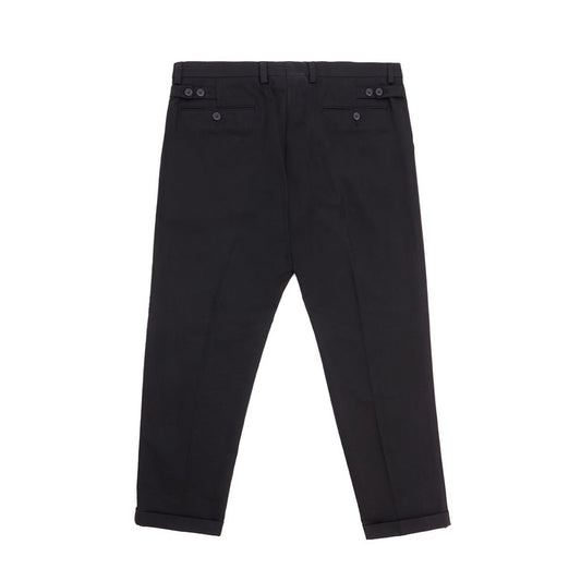 Dolce & Gabbana Black Cotton Jeans & Pant