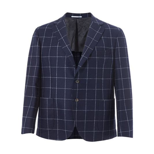 Malo Blue Wool Jacket