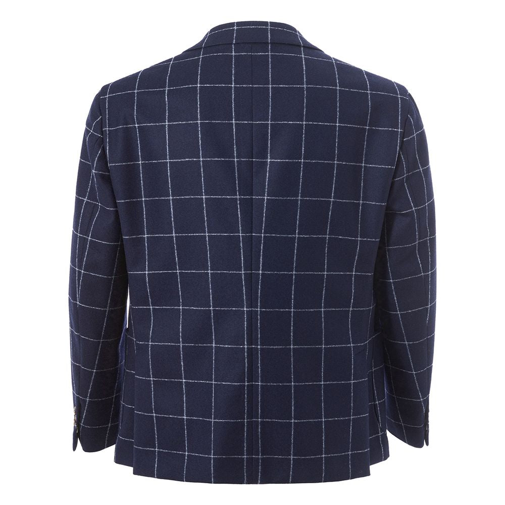 Malo Blue Wool Jacket