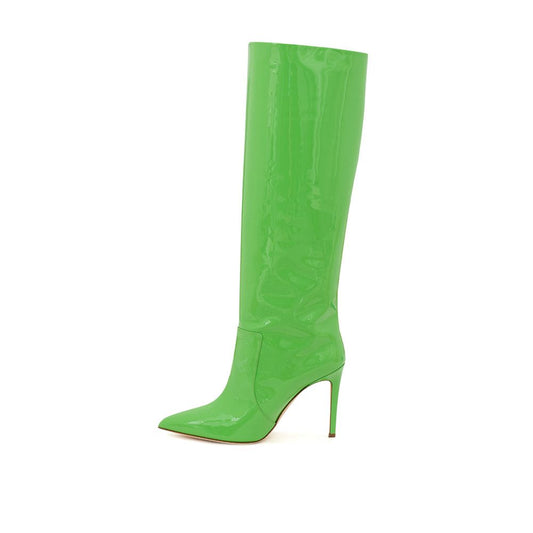 Paris Texas Green Vernice Boot