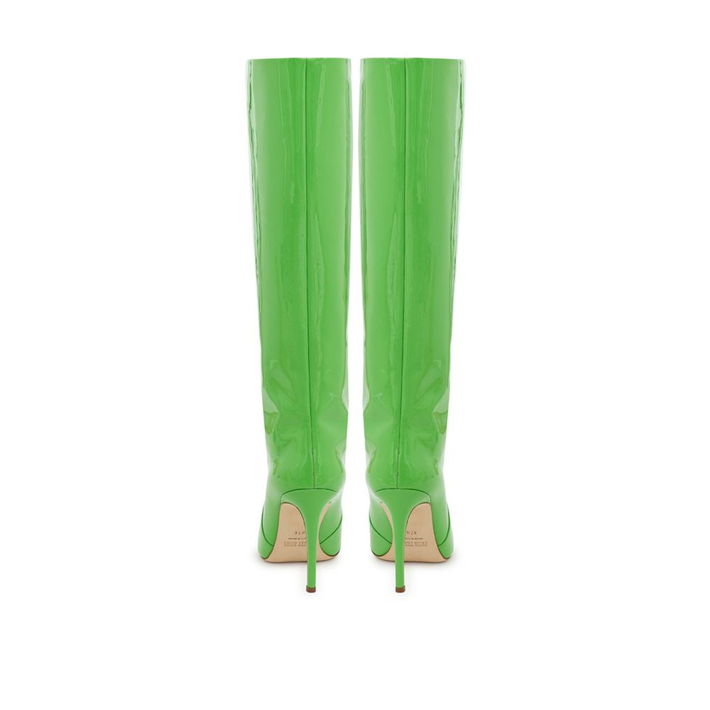 Paris Texas Green Vernice Boot