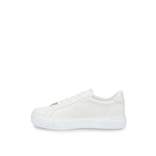 Casadei White Leather Sneaker