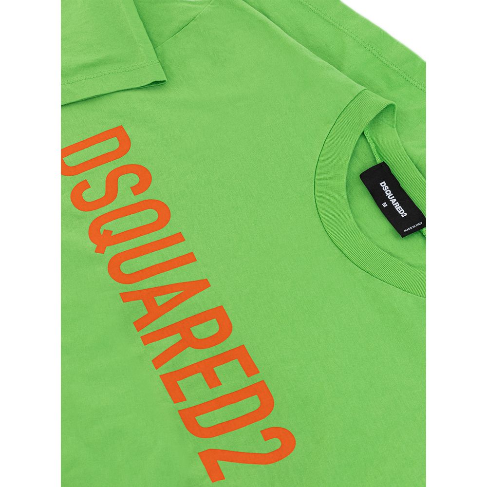 Dsquared² Green Cotton T-Shirt