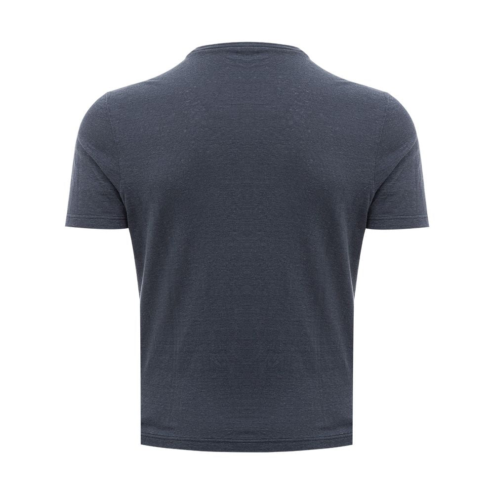 Gran Sasso Gray Cotton T-Shirt