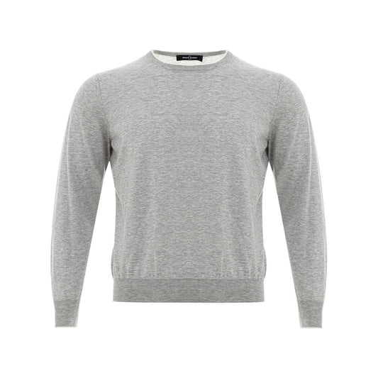 Gran Sasso Gray Silk Sweater