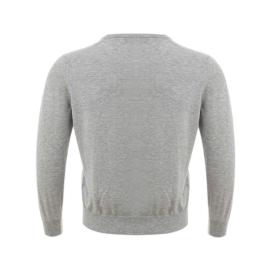 Gran Sasso Gray Silk Sweater