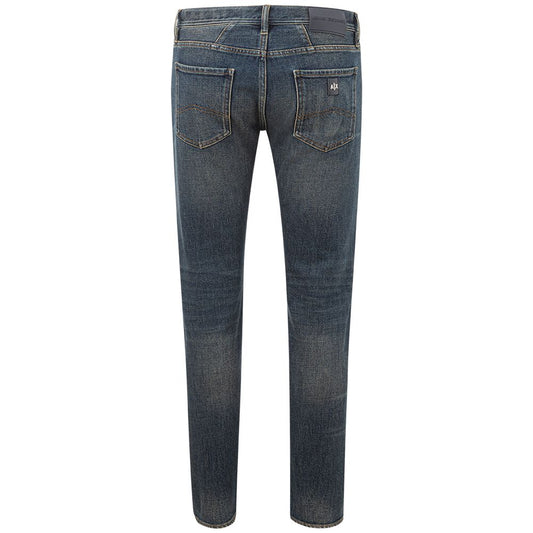 Armani Exchange Blue Cotton Jeans & Pant