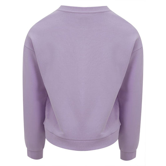 Armani Exchange Purple Cotton Sweater