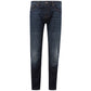 Armani Exchange Blue Cotton Jeans & Pant