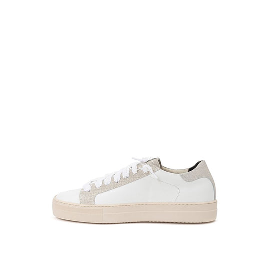 P448 White Leather Sneaker