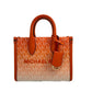 Michael Kors Mirella XS Leather Top Zip Shopper Tote Bag