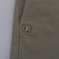 Daniele Alessandrini Beige Cotton Stretch Slim Fit Chinos