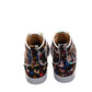 Christian Louboutin Louis Orlato Flat Crepe Satin Multicolour Limited edition Dr Bored Print High Top Sneakers