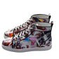 Christian Louboutin Louis Orlato Flat Leather Printed High Top Sneakers