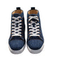 Christian Louboutin Fun Louis Flat Denim High Top Sneakers