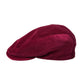 Dolce & Gabbana Maroon Velvet Cotton Newsboy Hat Men