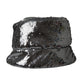 Dolce & Gabbana Silver Sequined Nylon Bucket Hat Men