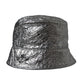 Dolce & Gabbana Metallic Silver Bucket Hat