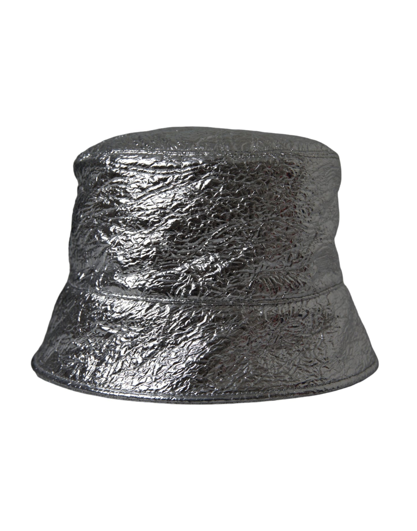 Dolce & Gabbana Metallic Silver Bucket Hat