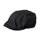 Dolce & Gabbana Black Cotton Blend Logo Newsboy Hat Men