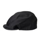 Dolce & Gabbana Black Cotton Blend Logo Newsboy Hat Men