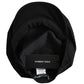 Dolce & Gabbana Black Cotton Blend Logo Newsboy Hat Men