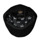 Dolce & Gabbana Black Corduroy Crown Newsboy Hat Men