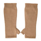 Dolce & Gabbana Brown Cashmere Knitted Finger Less Gloves