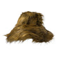 Dolce & Gabbana Brown Modacrylic Faux Fur Bucket Hat