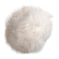 Dolce & Gabbana White Acrylic Fur Womens Bucket Hat