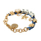 Dolce & Gabbana Gold Tone Brass Chain Star Fashion Bracelet