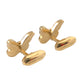 Dolce & Gabbana Gold Tone Brass Butterfly Enamel Men Cufflink