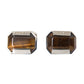 Dolce & Gabbana Silver Plated Brass Pin Crystal Cufflinks