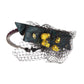 Dolce & Gabbana Black Lemons Sicily Purple Crystal Net Headband Diadem