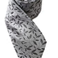 Dolce & Gabbana Gray Leaves 100% Silk Adjustable Tie