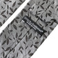 Dolce & Gabbana Gray Leaves 100% Silk Adjustable Tie