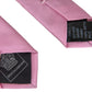 Dolce & Gabbana Pink Solid Silk Adjustable Tie Men