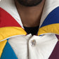 Dolce & Gabbana Multicolor Windbreaker Puffer Jacket Men