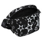 Dolce & Gabbana Black White Stars Belt Bag