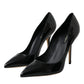 Dolce & Gabbana Black Patent Leather Bellucci Pumps Heels Shoes