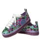 Dolce & Gabbana Multicolor Canvas Floral Espadrilles Sneakers Shoes