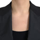 Dolce & Gabbana Black Puffed Sleeves Cropped Jacket