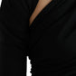 Dolce & Gabbana Black Cutout Asymmetric Top