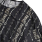 Dolce & Gabbana Black Key Castle Print Silk Blouse