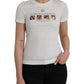 Dolce & Gabbana White Tiger Graphic Print T-shirt